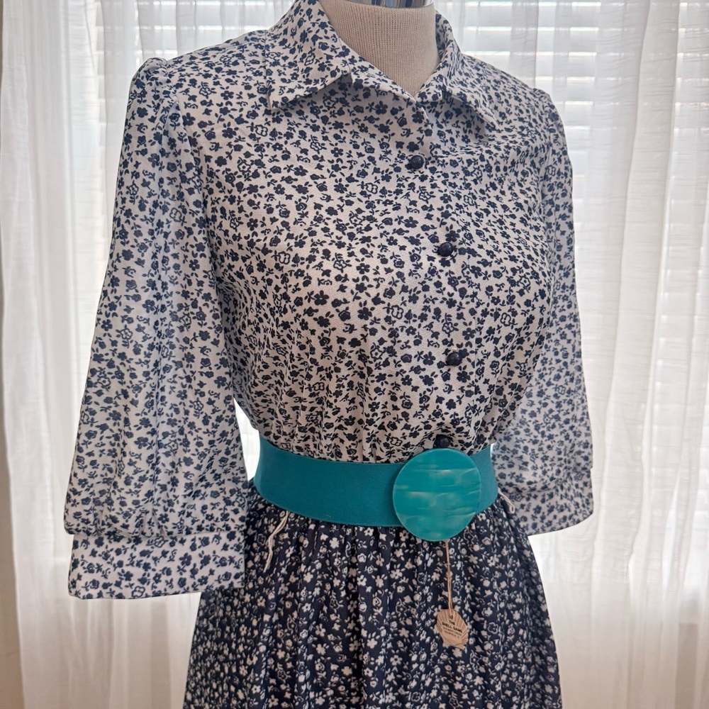Vintage 70s Lynn Davies Dress